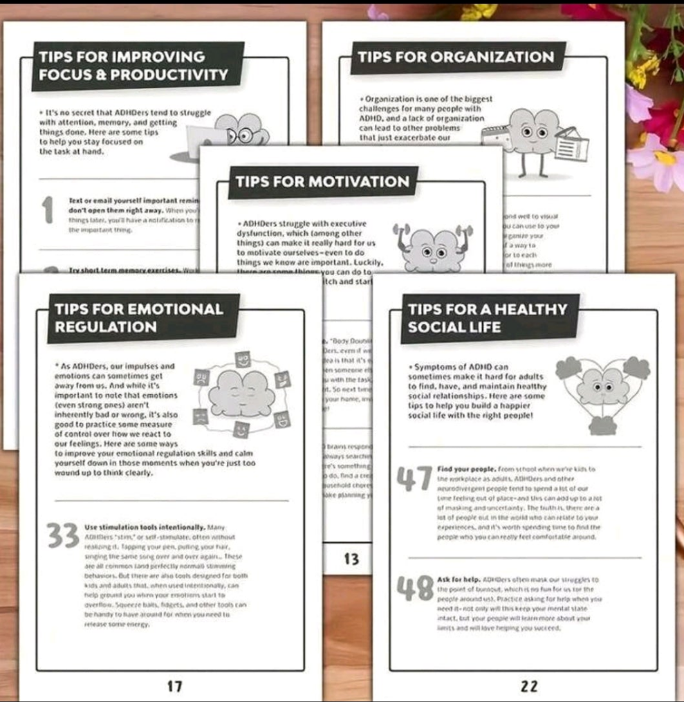 ⚡ 3-in-1 ADHD Workbook