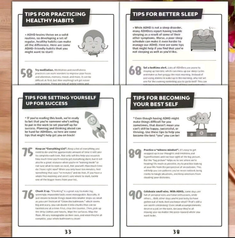 ⚡ 3-in-1 ADHD Workbook