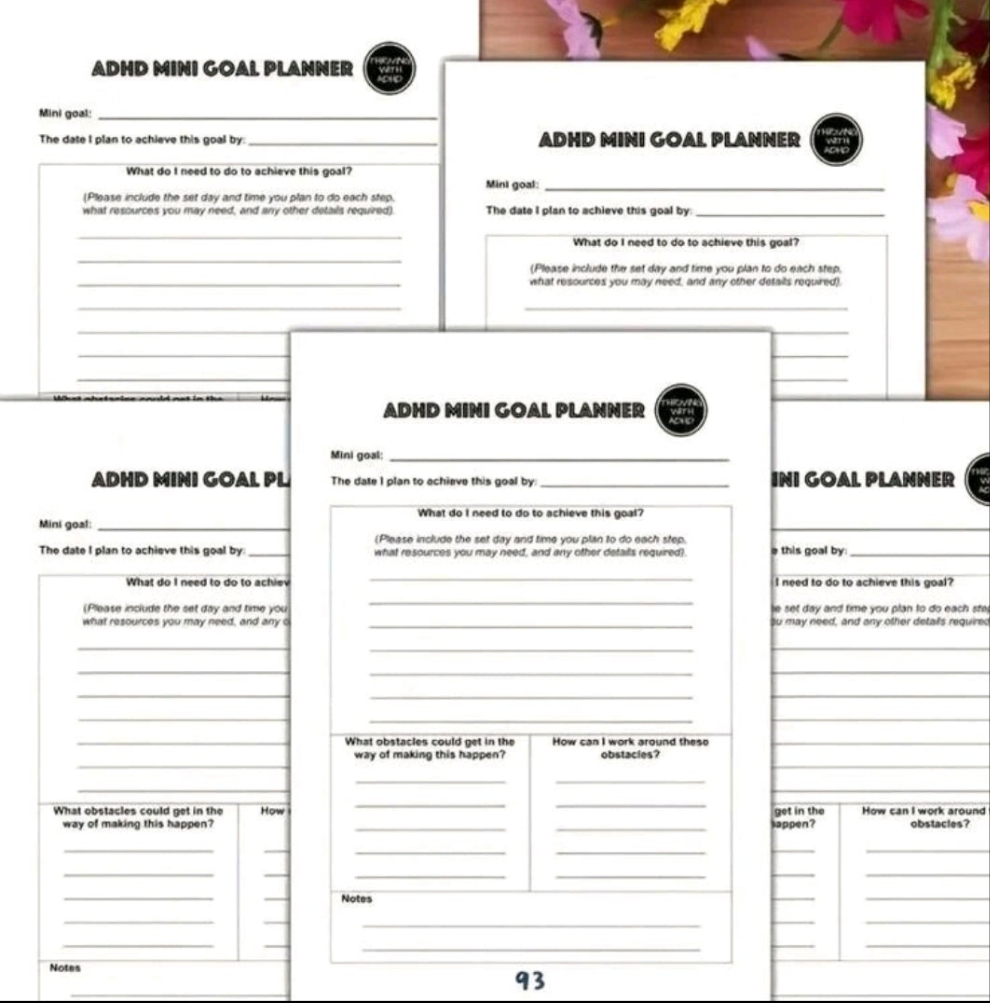 ⚡ 3-in-1 ADHD Workbook