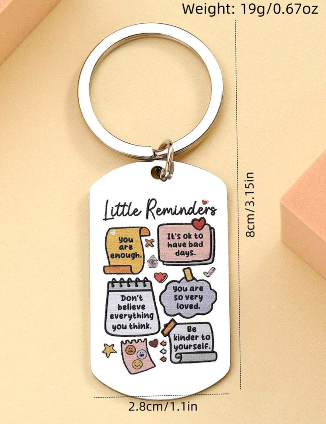 Motivational key Chain